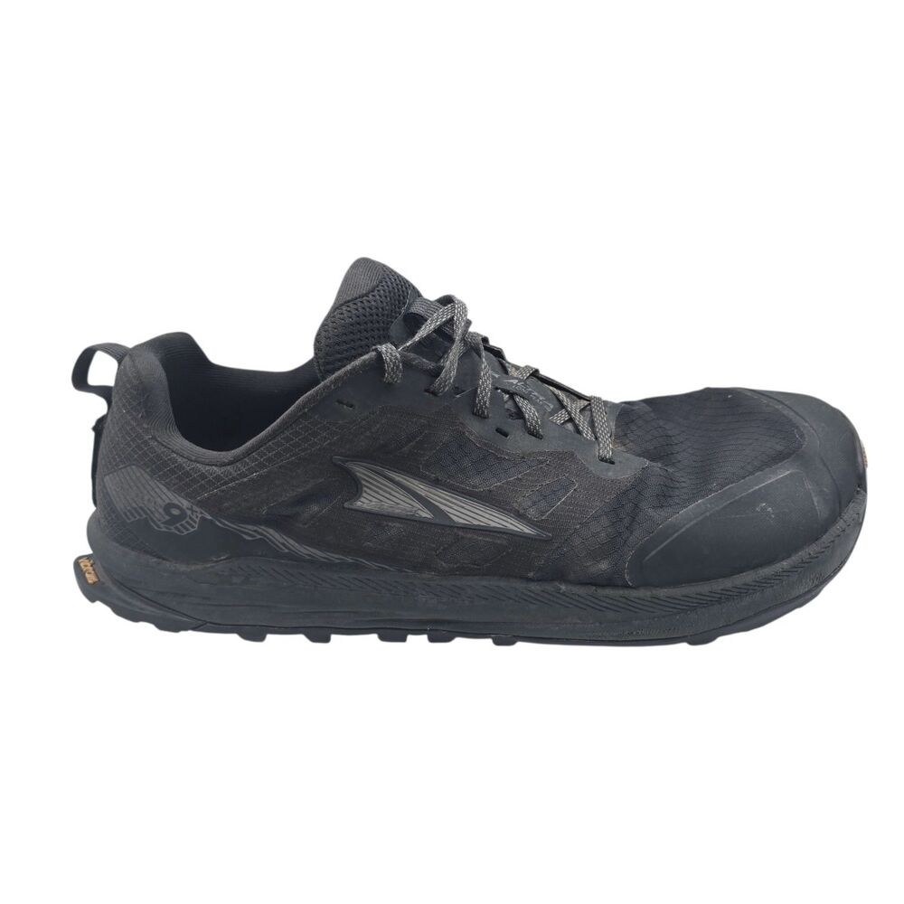 Altra Lone Peak 9+ Trail Running Shoe Black Mens Size US 15 Wide Lace Up Hiking